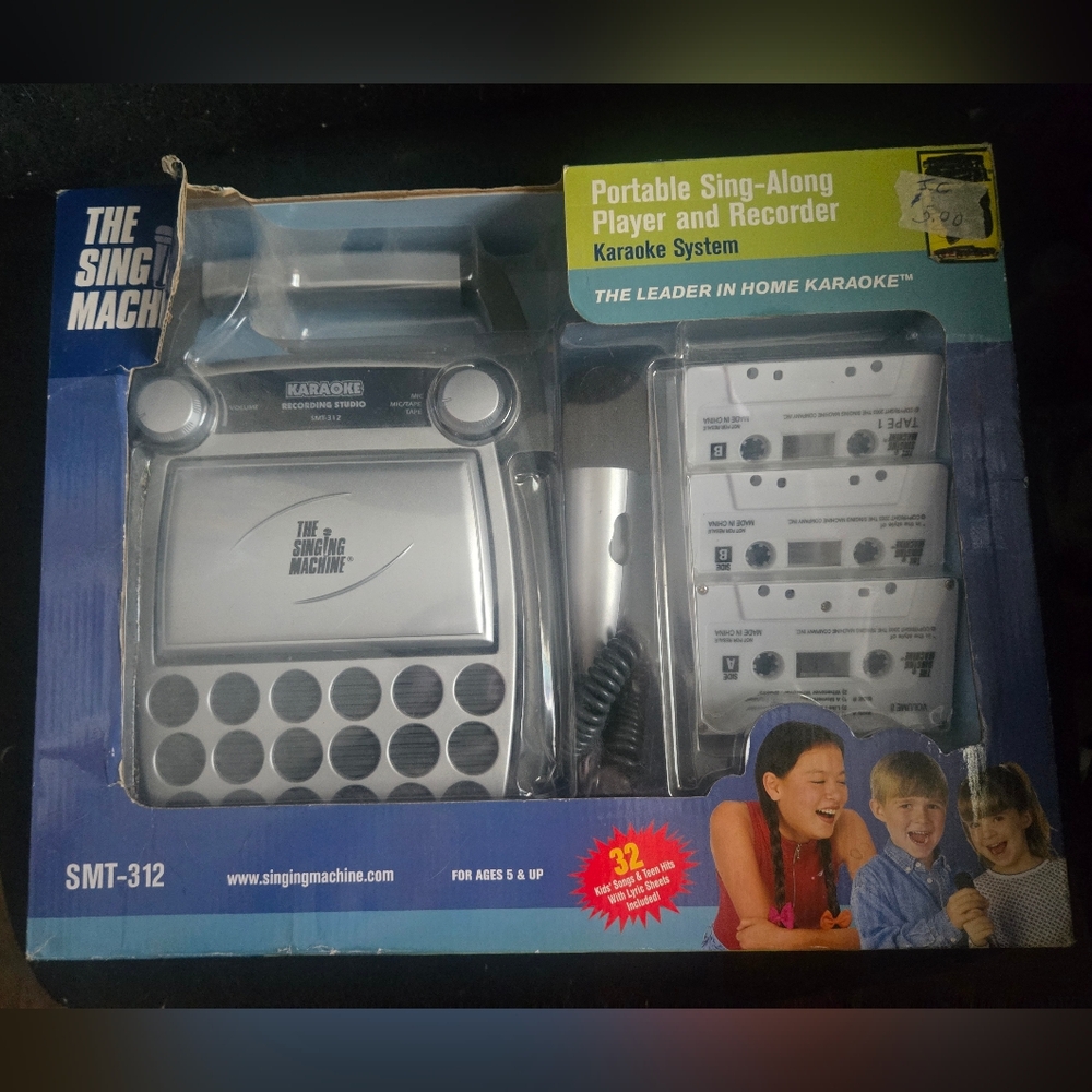 The Singing Machine SMT 312 Kids Karaoke Machine Vintage
